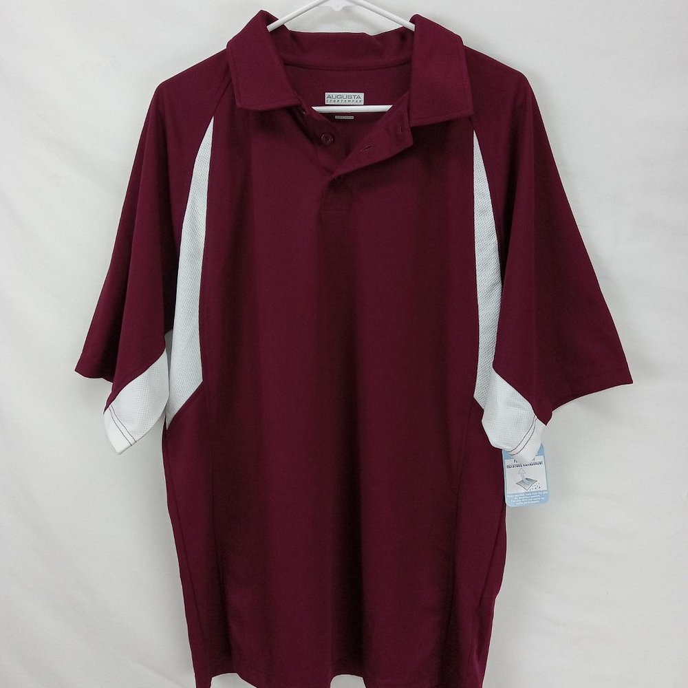Augusta Sportswear Performance Moisture Wicking Polo Shirt Men's Large
